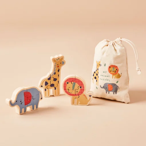 Just Bee Wooden Animal Puzzles